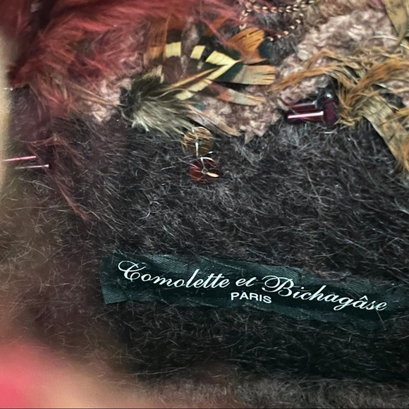 NWOT Comolette El Bichagâse Paris felt wine purse - Picture 6 of 11